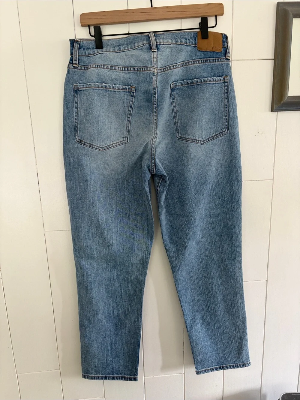 Aeropostale Women's Light Blue Mom Jeans